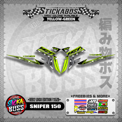 SNIPER 150 DECALS ( VER2 LOGO EDITION Y15ZR )【WITH FREEBIES】MALAYSIAN CONCEPT/ EXCITER 150