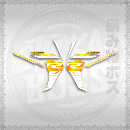 STICKER DECALS for AEROX 155 V2 THAI FOR WHITE (AV2R1IN) By STICKABOSS (SOFIE LAMINATED WATERPROOF)