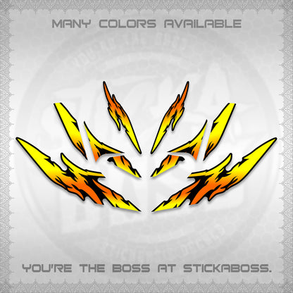 CLICK 125 V4 VARIO DECALS (2026 TAMIYA-STYLE RACING DESIGN) STICKER KITS By STICKABOSS
