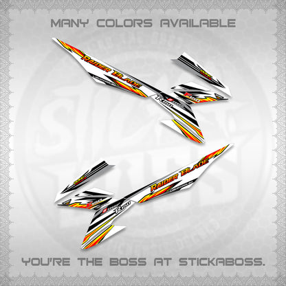 RAIDER BLADE 150 FOR WHITE DECAL(2026 NEW SHARP)STICKER DECALS By STICKABOSS