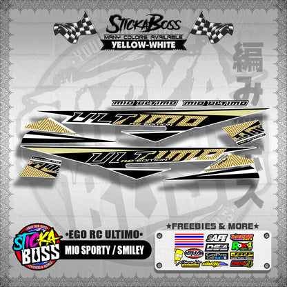 MIO SPORTY / SMILEY DECALS ( EGO RC ULTIMO )【WITH FREEBIES】