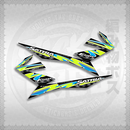 STICKER DECALS for RAIDER 150 FI (RFISATHMATH02) By STICKABOSS (SOFIE LAMINATED WATERPROOF)