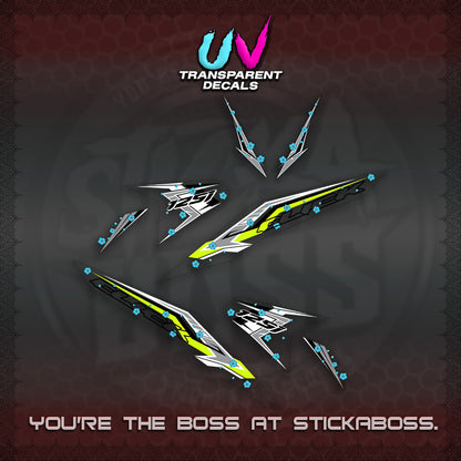 CLICK V2 UV TRANSPARENT VARIO DECALS (MOTIF POLET SAKURA DESIGN)STICKER DECALS By STICKABOSS
