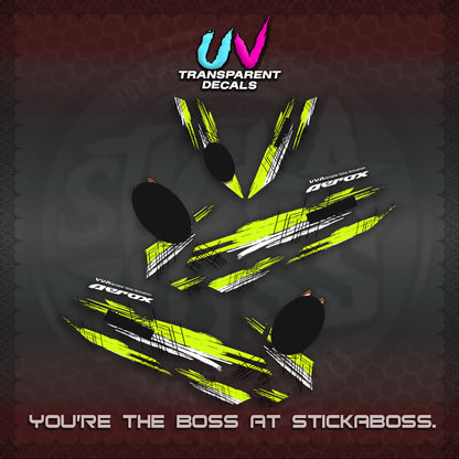 AEROX V2 DECAL(STUFF TOY 2 TONE)STICKER DECALS By STICKABOSS