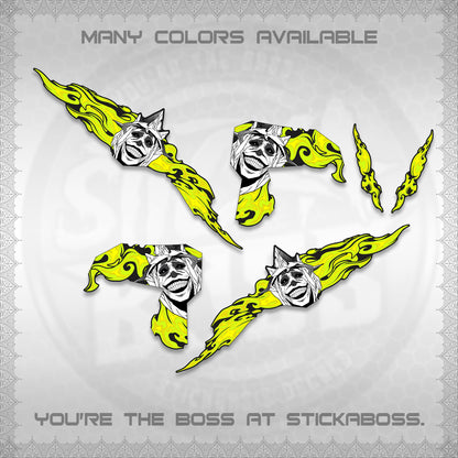 CLICK V3 DECALS (SOLO STATUE OF GOD DESIGN)STICKER DECALS By STICKABOSS
