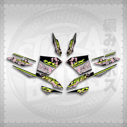 STICKER DECALS for AEROX V3 ALPHA TURBO INDO-MALAYSIAN (AV3SAIN) By STICKABOSS (SOFIE LAMINATED WATERPROOF)