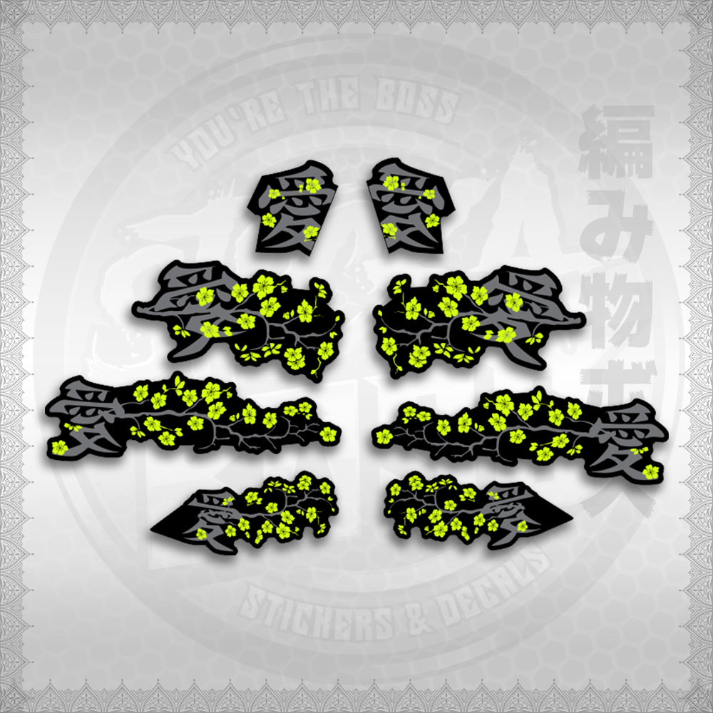 STICKER DECALS for NMAX V3 TURBO INDO (NV3SAXFL) By STICKABOSS (SOFIE LAMINATED WATERPROOF)