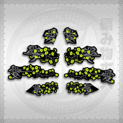 STICKER DECALS for NMAX V3 TURBO INDO (NV3SAXFL) By STICKABOSS (SOFIE LAMINATED WATERPROOF)