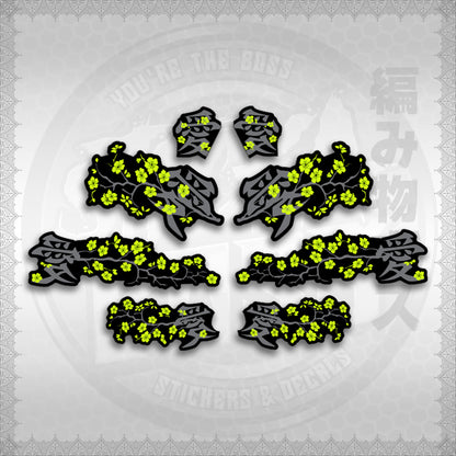 STICKER DECALS for NMAX V1 INDO (NV1SAXFL) By STICKABOSS (SOFIE LAMINATED WATERPROOF)