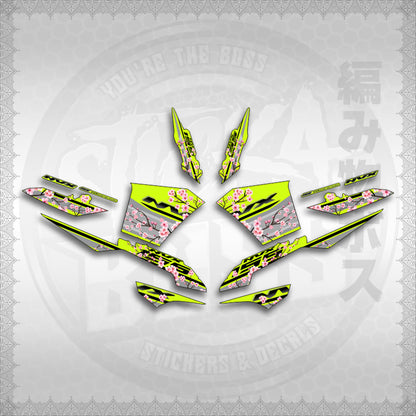 STICKER DECALS for AEROX V3 ALPHA TURBO INDO-MALAYSIAN (AV3SAIN) By STICKABOSS (SOFIE LAMINATED WATERPROOF)