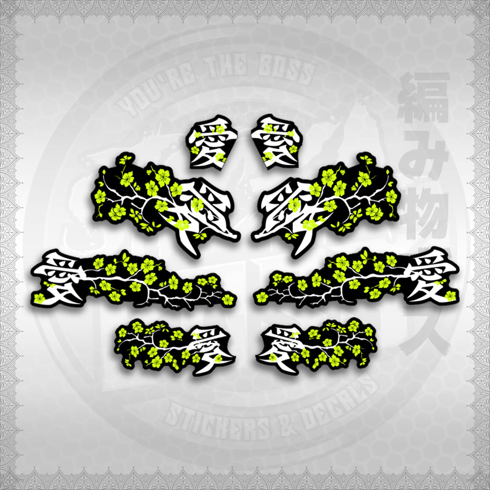 STICKER DECALS for NMAX V1 INDO (NV1SAXFL) By STICKABOSS (SOFIE LAMINATED WATERPROOF)