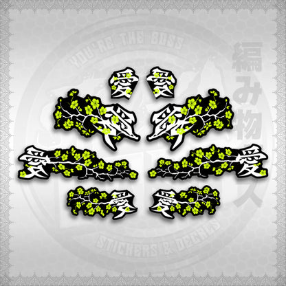 STICKER DECALS for NMAX V1 INDO (NV1SAXFL) By STICKABOSS (SOFIE LAMINATED WATERPROOF)