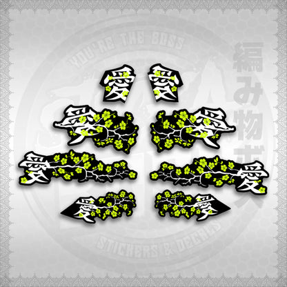 STICKER DECALS for NMAX V3 TURBO INDO (NV3SAXFL) By STICKABOSS (SOFIE LAMINATED WATERPROOF)