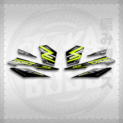 STICKER DECALS for AEROX V3 ALPHA TURBO INDO (AV3NVRAST) By STICKABOSS (SOFIE LAMINATED WATERPROOF)