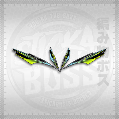 STICKER DECALS for MIO SPORTY / SMILE INDO (MSPMOA4) By STICKABOSS (SOFIE LAMINATED WATERPROOF)