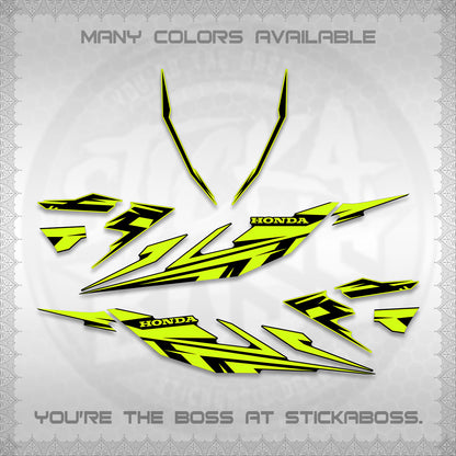 CLICK 125 V4 DECALS (2026 MINIMAL 001 DESIGN) STICKER DECALS By STICKABOSS