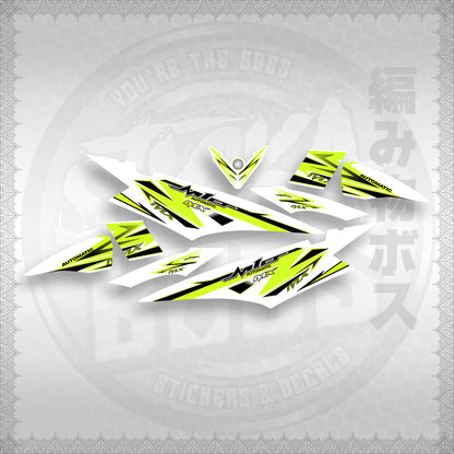 STICKER DECALS for MIO SOUL I (MSISTCAFOWH) By STICKABOSS (SOFIE LAMINATED)