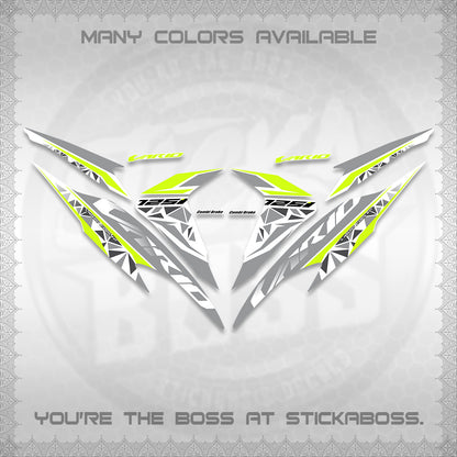 CLICK 125 V2 VARIO FOR WHITE DECALS (2018–2022 STYLE DESIGN) STICKER DECALS BY STICKABOSS