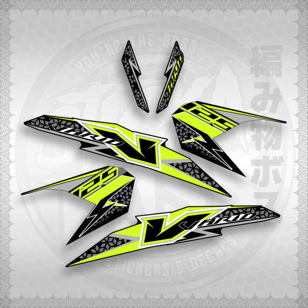 CLICK 125 V3 MALAY / INDO CONCEPT (CV3STSTVAA29) By STICKABOSS (SOFIE LAMINATED WATERPROOF)