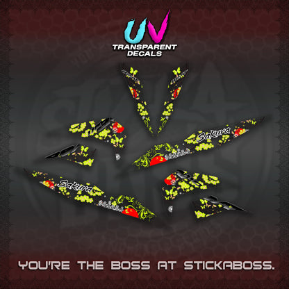 BEAT V2 UV TRANSPARENT INDO DECALS (2026 SAKURA NEW STYLE)STICKER DECALS By STICKABOSS