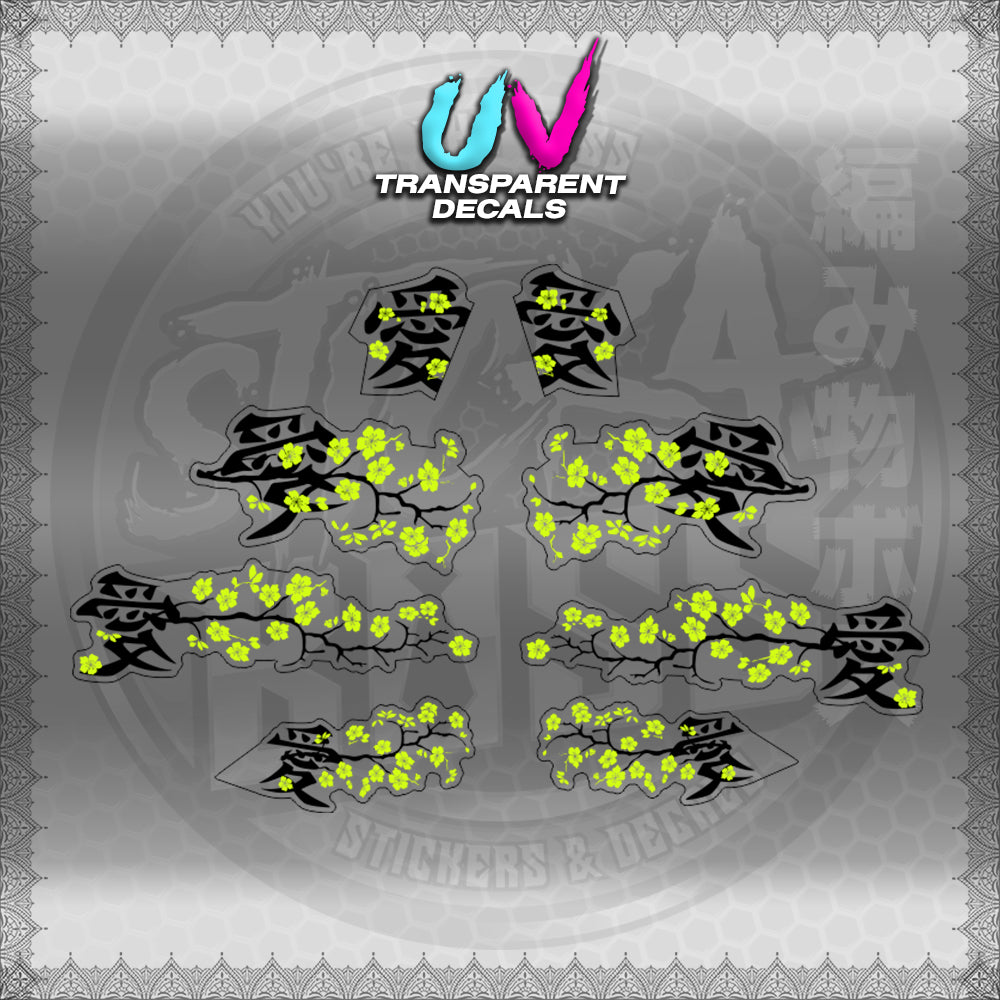 【PREMIUM UV PRINT】TRANSPARENT NMAX V3 TURBO INDO (NV3SAXFLR)【WITH FREEBIES】