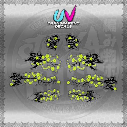 【PREMIUM UV PRINT】TRANSPARENT NMAX V3 TURBO INDO (NV3SAXFLR)【WITH FREEBIES】