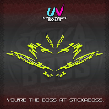 CLICK 125 V4 INDO VARIO UV TRANSPARENT DECALS (2026 NUSANTARA STRIPING) STICKER DECALS By STICKABOSS