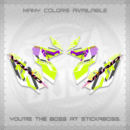 CLICK 125 V3 VARIO FOR WHITE DECALS (2026 STREET STYLE EDITION) STICKER DECALS By STICKABOSS