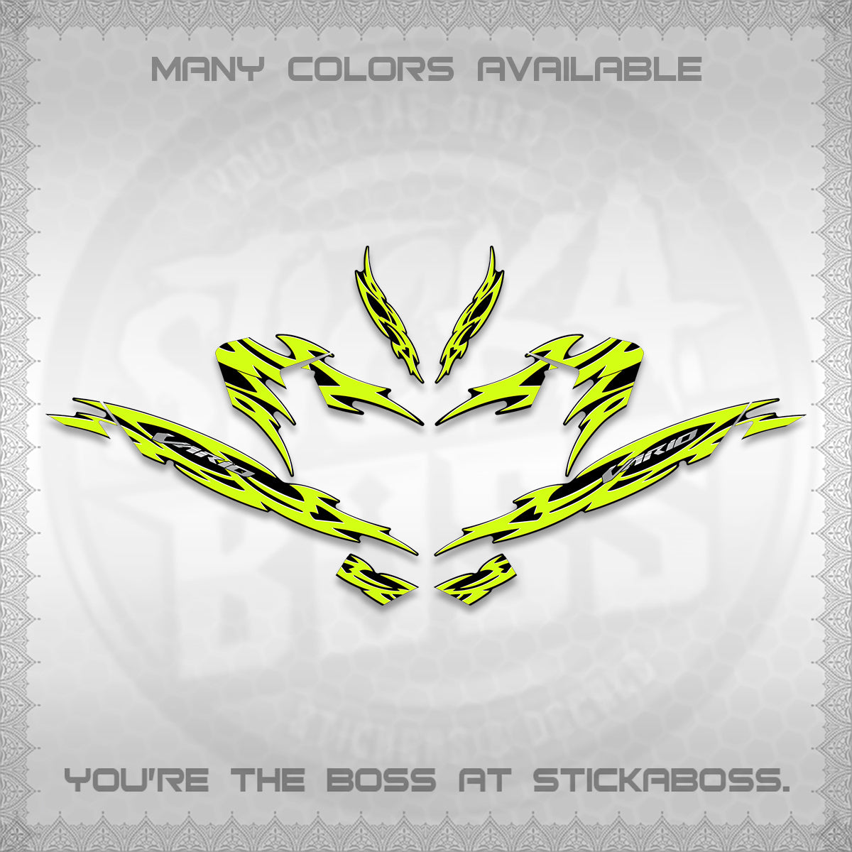 CLICK 125 V4 INDO VARIO DECALS (2026 NUSANTARA STRIPING) STICKER DECALS By STICKABOSS