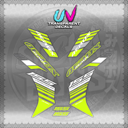 【PREMIUM UV PRINT】TRANSPARENT AEROX V3 ALPHA TURBO INDO (AV3BAST)【WITH FREEBIES】