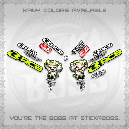 AEROX V2 DECALS (2026 RACE ZOMBIE DESIGN) STICKER DECALS By STICKABOSS