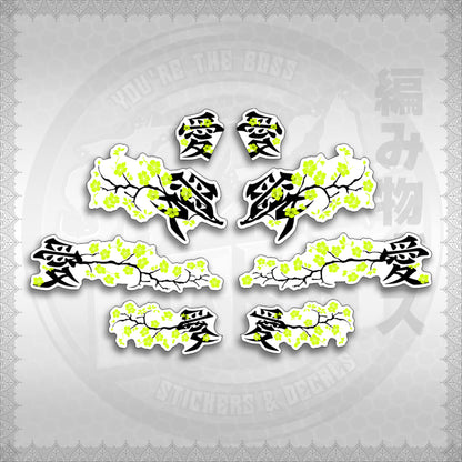 STICKER DECALS for NMAX V1 INDO FOR WHITE (NV1FWSAXFL) By STICKABOSS (SOFIE LAMINATED WATERPROOF)
