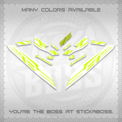 CLICK V3 FOR WHITE VARIO DECALS (2026 V3E 001 DESIGN)STICKER DECALS By STICKABOSS