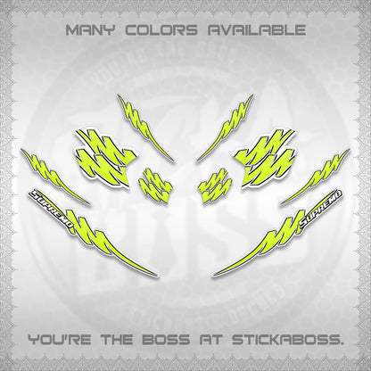 ADV 160 STRIPING FOR WHITE  (1 TONE PUTREA VIRDIAN)STICKER DECALS By STICKABOSS
