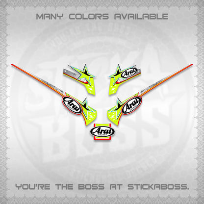 GIORNO 125 THAI DECALS (2026 ARAI S001) STICKER DECALS BY STICKABOSS