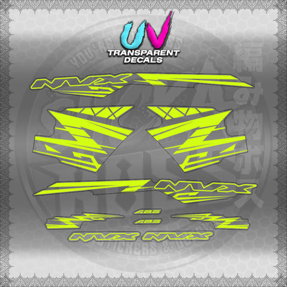 【PREMIUM UV PRINT】TRANSPARENT AEROX V3 ALPHA TURBO INDO (AV314ARV9S)【WITH FREEBIES】