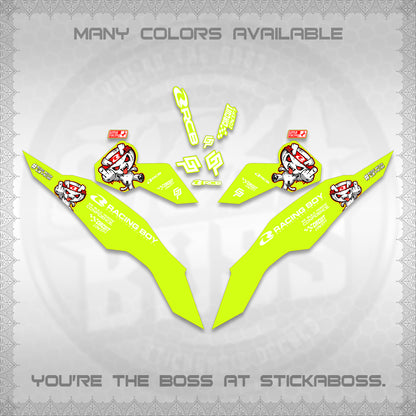 CLICK V3 DECALS (2026 RACE ZOMBIE DESIGN)STICKER DECALS By STICKABOSS