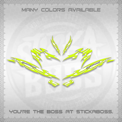 CLICK 125 V4 INDO VARIO FOR WHITE DECALS (2026 NUSANTARA STRIPING) STICKER DECALS By STICKABOSS
