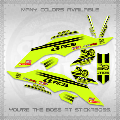 CLICK 125 V3 DECALS (2026 30TH ANNIVERSARY RACING DESIGN) STICKER DECALS By STICKABOSS