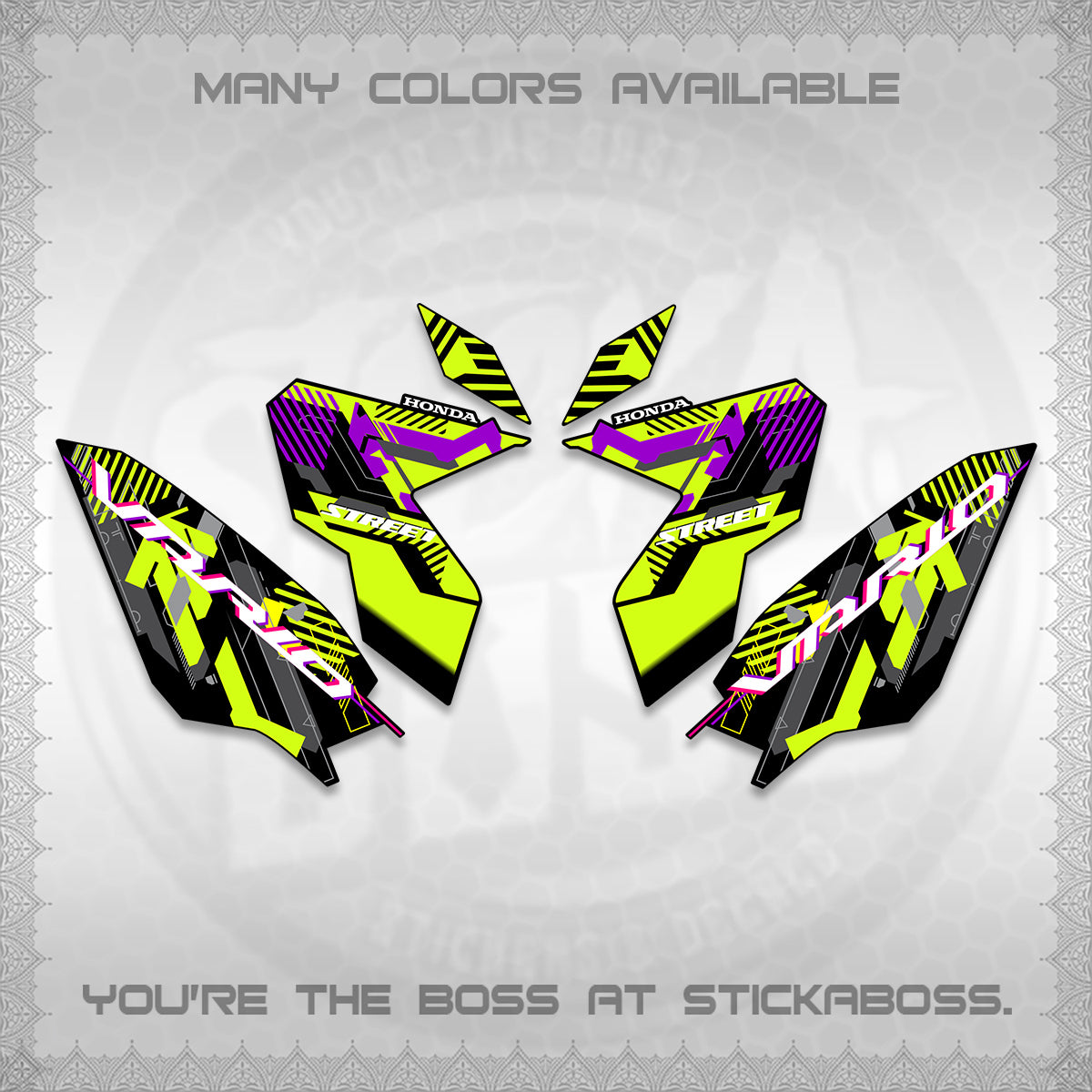 CLICK 125 V3 VARIO DECALS (2026 STREET STYLE EDITION) STICKER DECALS By STICKABOSS