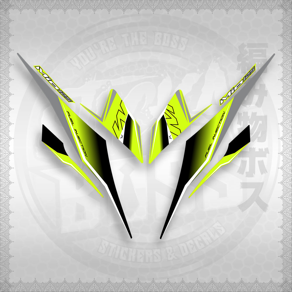 STICKER DECALS for MIO I 125 M3 (MIISTMO) By STICKABOSS (SOFIE LAMINATED WATERPROOF)