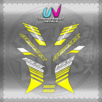 【PREMIUM UV PRINT】TRANSPARENT AEROX V3 ALPHA TURBO INDO (AV3BAST)【WITH FREEBIES】