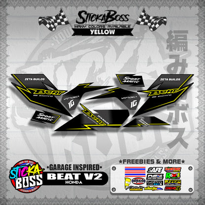 BEAT V2 DECALS ( GARAGE INSPIRED )【WITH FREEBIES】