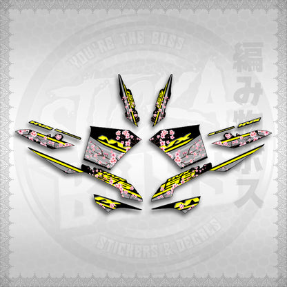 STICKER DECALS for AEROX V3 ALPHA TURBO INDO-MALAYSIAN (AV3SAIN) By STICKABOSS (SOFIE LAMINATED WATERPROOF)