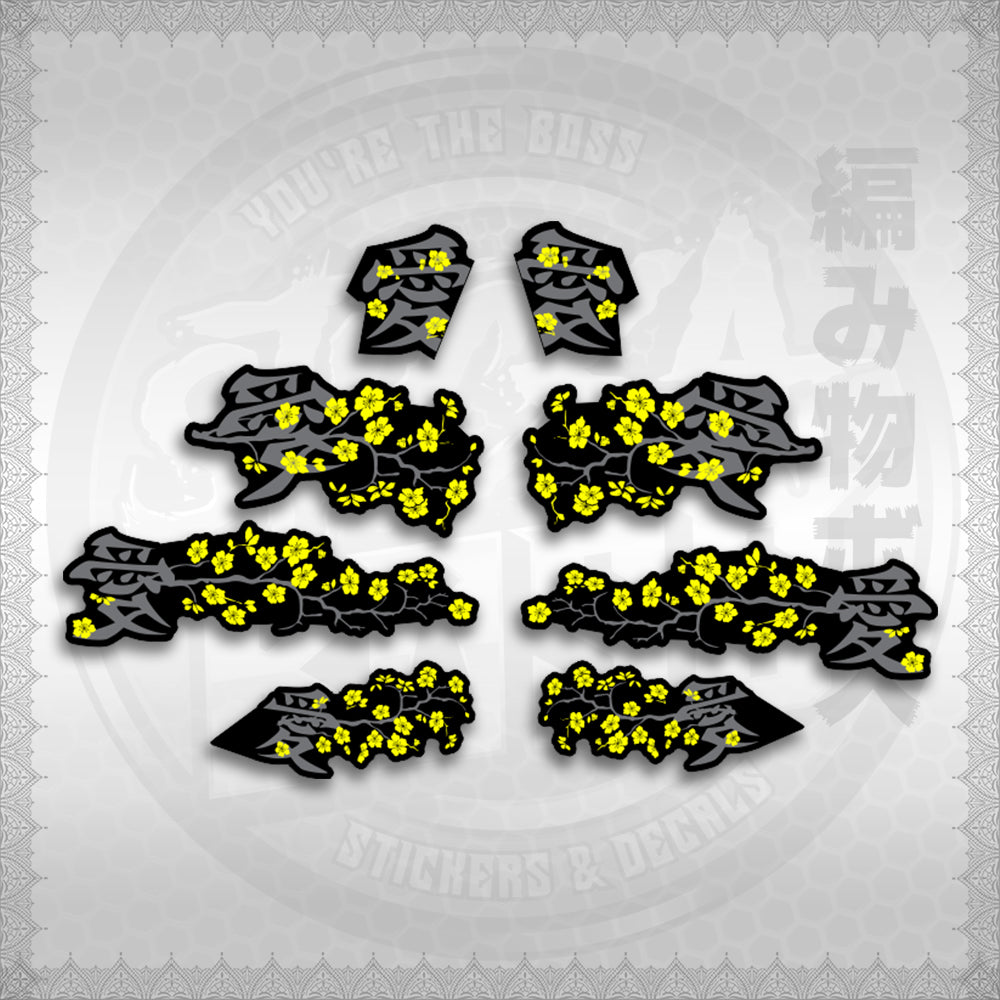 STICKER DECALS for NMAX V3 TURBO INDO (NV3SAXFL) By STICKABOSS (SOFIE LAMINATED WATERPROOF)