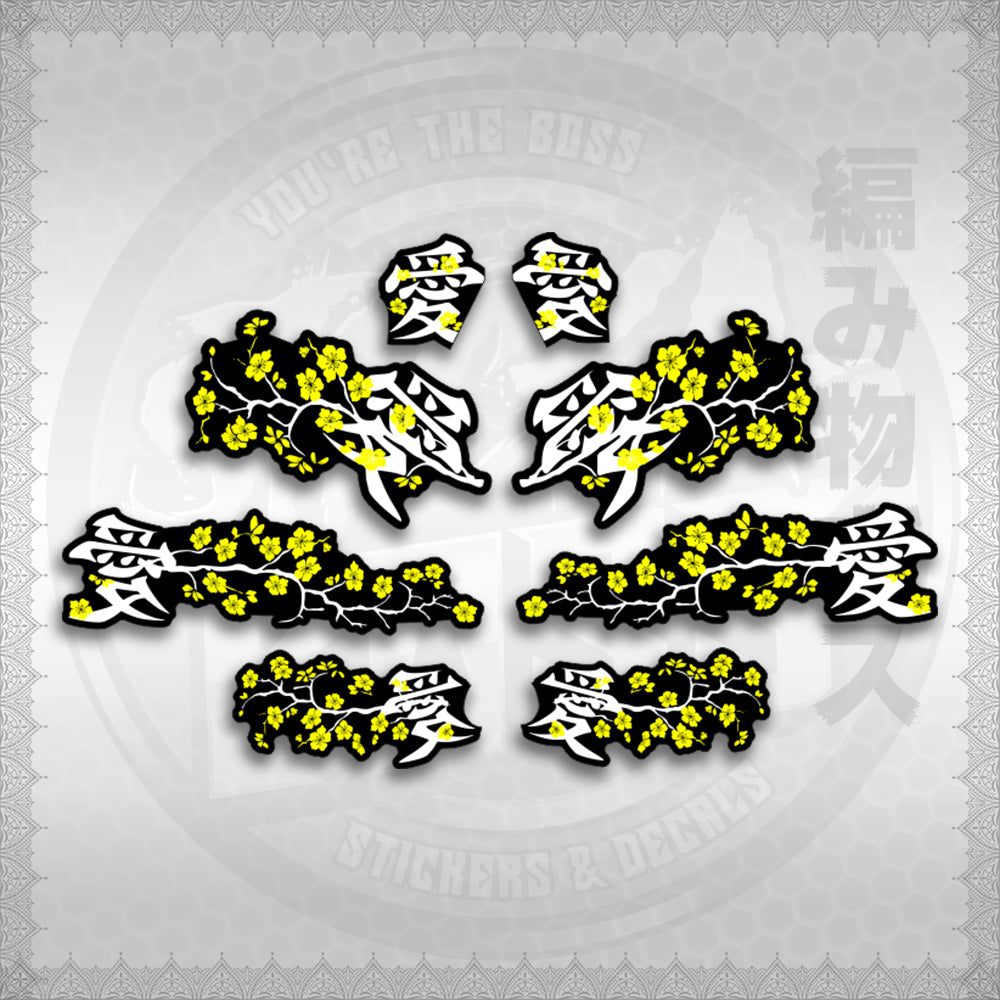 STICKER DECALS for NMAX V1 INDO (NV1SAXFL) By STICKABOSS (SOFIE LAMINATED WATERPROOF)