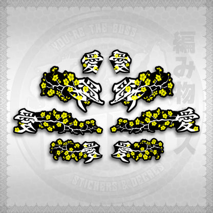 STICKER DECALS for NMAX V1 INDO (NV1SAXFL) By STICKABOSS (SOFIE LAMINATED WATERPROOF)