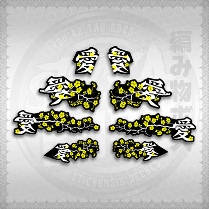 STICKER DECALS for NMAX V3 TURBO INDO (NV3SAXFL) By STICKABOSS (SOFIE LAMINATED WATERPROOF)