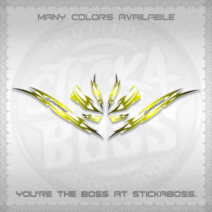 CLICK 125 V3 INDO VARIO FOR WHITE DECALS (2026 NUSANTARA STRIPING) STICKER DECALS By STICKABOSS