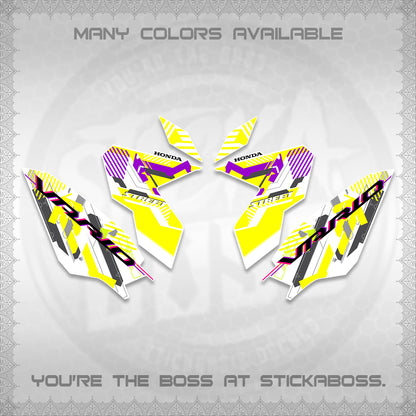 CLICK 125 V3 VARIO FOR WHITE DECALS (2026 STREET STYLE EDITION) STICKER DECALS By STICKABOSS